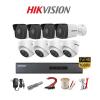 Trọn bộ 8 Camera IP 2MP-1080P H265+ (Có Mic thu âm thanh