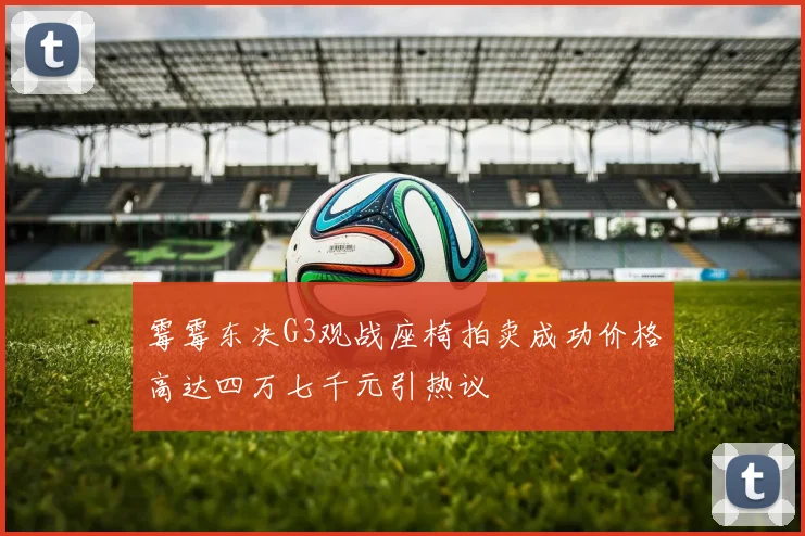 霉霉东决G3观战座椅拍卖成功价格高达四万七千元引热议
